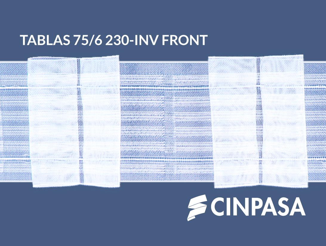  Cinta fruncidora de tablas transparente 